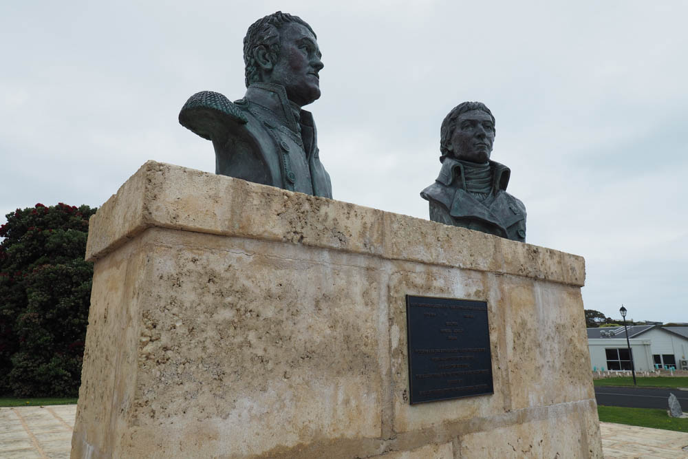 Memorial to Captain Mathew Flinders and Sub Lieutenant Nicolas Baudin