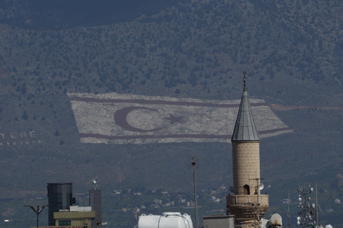The Turkish flag on the ‘other side’