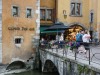 Pont Morens on the Thiou river, Annecy FR