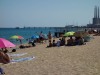 The beach at Badalona