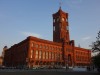 The Red Rathaus at dusk