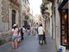 Corso Umberto, the main street of Taormina, Sicily IT