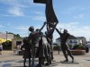 1945 Liberation Memorial in Liberation Square, St Helier, Jersey