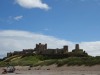 Bamburgh Castle from the beach