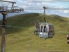 Mountain bikes on the back of the gondola