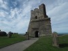 The remains of Aberystwyth Castle