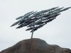 Fishguard Herrings, a sculpture in Fishguard