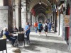 Colonnades along the waterfront on Via Gramsci, Genova IT