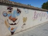 Street art near Hayden and Andrea's (at the end of Carrer Mirador de las Vistilles), Granada ES