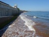 The coast and beach at Dawlish, Devon UK