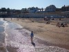 The coast and beach at Dawlish, Devon UK