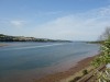 The view of the estuary from the lookout on Teignmouth Road, Devon UK