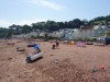 Shaldon Beach (With sand) looking towards Teignmouth, Devon UK