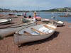 The estuary beach at Teignmouth, Devon UK