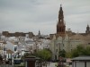 Church of San Pedro from Calle Paseo del Estatuto, Carmona ES