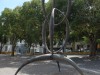 A sculpture by Jorge Vieira in front of our Pousada (1994), Beja PT