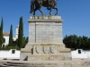 Statue of D. João IV and the Ducal Palace, Vila Viçosa, PT