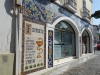 Beautifully tiled pharmacy. The tiling was very traditional but done in 1990, Zafra ES